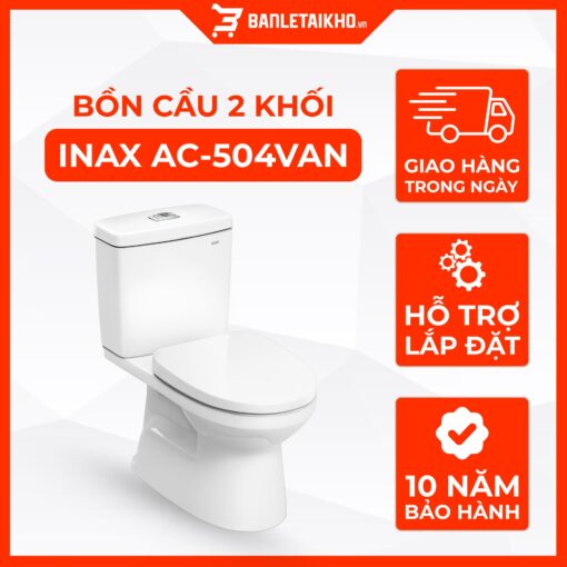 Bồn Cầu INAX 2 Khối AC-504VAN (AC504VAN) Aqua Ceramic