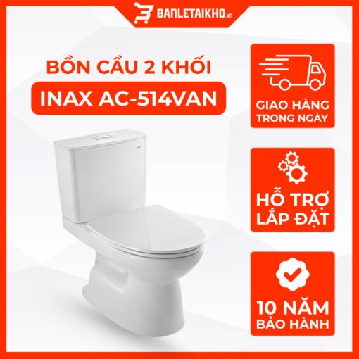 Bồn Cầu INAX AC 514VAN ✅ bệt inax 514 bán chạy nhất 2025