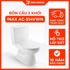 Bồn Cầu INAX AC-514VWN (AC514VWN) 2 Khối Nắp Êm