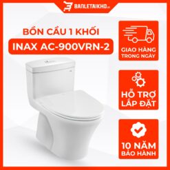 Bồn Cầu INAX AC-900VRN-2 (AC900VRN-2) 1 Khối Aqua Ceramic
