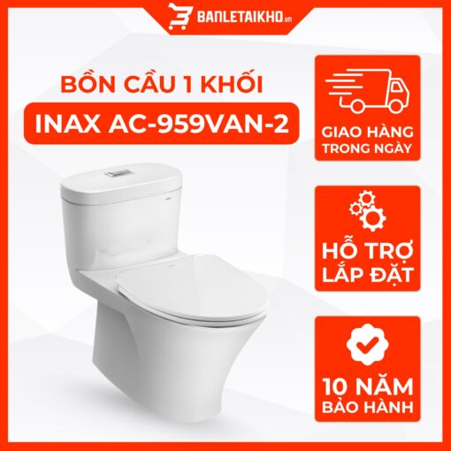 Bồn Cầu INAX AC-959VAN-2 là nắp mỏng 1 Bồn Cầu INAX AC-959VAN-2 là nắp mỏng