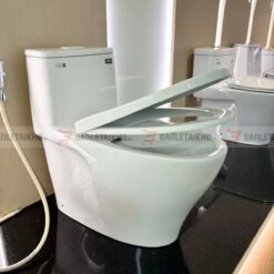 Bồn Cầu INAX AC-989VN (AC989VN) 1 Khối Aqua Ceramic Nắp Êm