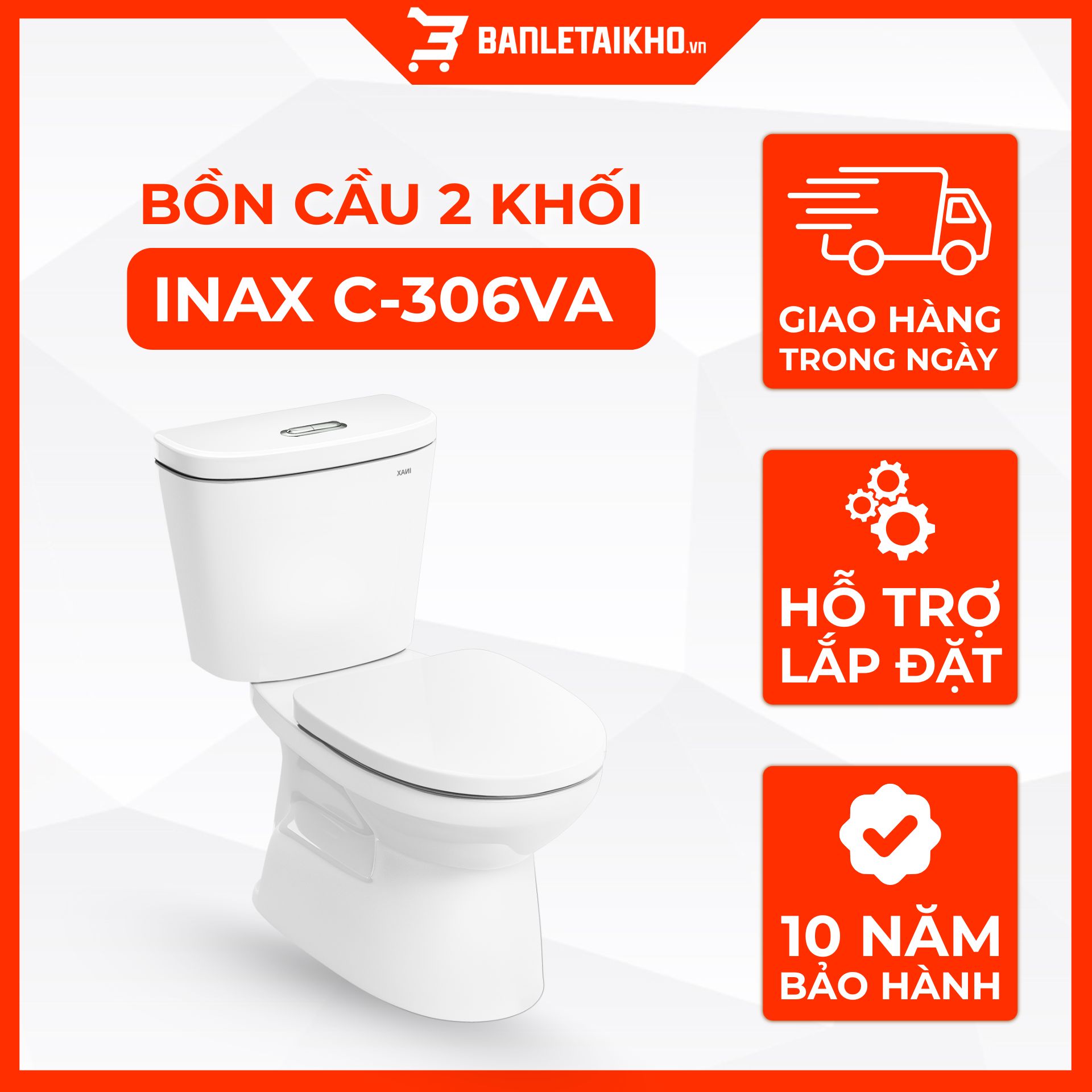 Bồn Cầu INAX C 306VA là Bệt 2 Khối Giá Rẻ thứ nhì 20 Bồn Cầu INAX C 306VA là Bệt 2 Khối ✅ Giá Rẻ thứ nhì