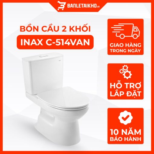 Bồn Cầu INAX C 514VAN (Bệt C514VAN) thay thế cho mẫu INAX 504