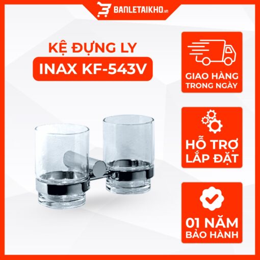 Kệ Đựng Ly Đôi INAX KF-543V (KF543V) MR Series 1 Kệ Đựng Ly Đôi INAX KF-543V (KF543V) MR Series