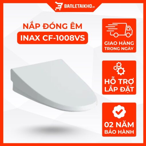 Nắp Bồn Cầu INAX CF-1008VS (AC-1008VRN, AC-1017VRN) Đóng Êm 1 Nap Bon Cau INAX CF 1008VS AC 1008VRN AC 1017VRN Dong EmNap Bon Cau INAX CF 1008VS AC 1008VRN AC 1017VRN Dong Em 2