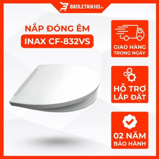 Nắp Bồn Cầu INAX CF-832VS sử dụng cho AC-832VN