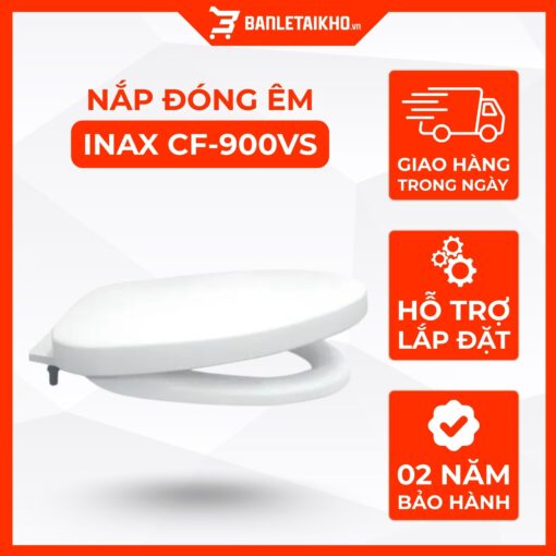 Nắp Bồn Cầu INAX CF-900VS (AC-939VN) Đóng Êm 1 Nap Bon Cau INAX CF 900VS AC 939VN Dong Em