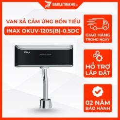 Van Xả Cảm Ứng Bồn Tiểu INAX OKUV-120S(B)-0.5DC (OKUV120SB0.5DC) Dùng Pin 0.5 Lít