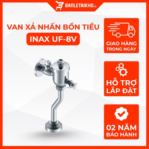 Van Xả Nhấn Bồn Tiểu INAX UF-8V (UF8V) Ống Cong 1 Van Xả Nhấn Bồn Tiểu INAX UF-8V (UF8V) Ống Cong