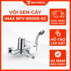 Vòi Sen Tắm INAX BFV-8000S-5C (BFV8000S5C) Nóng Lạnh