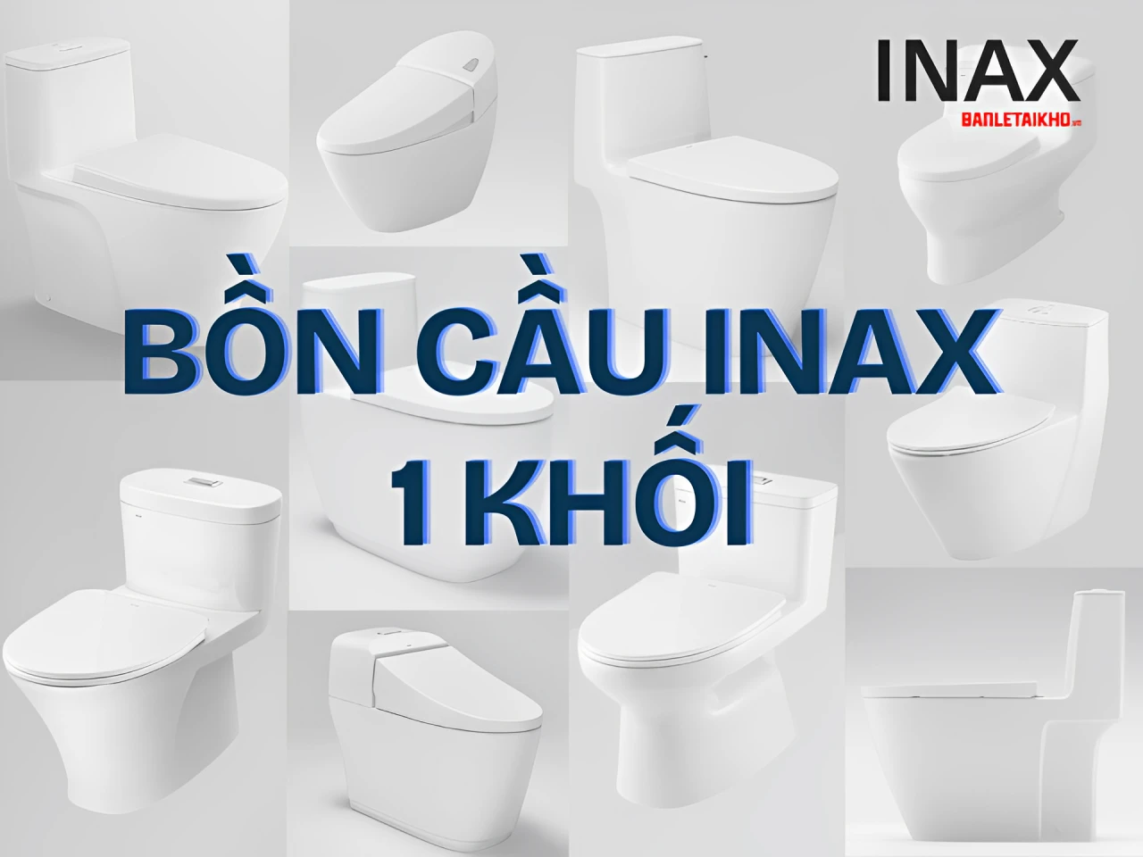 Bồn cầu INAX 1 khối chính hãng