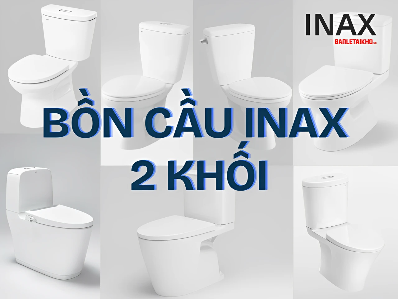 Bồn cầu INAX 2 khối rời chính hãng
