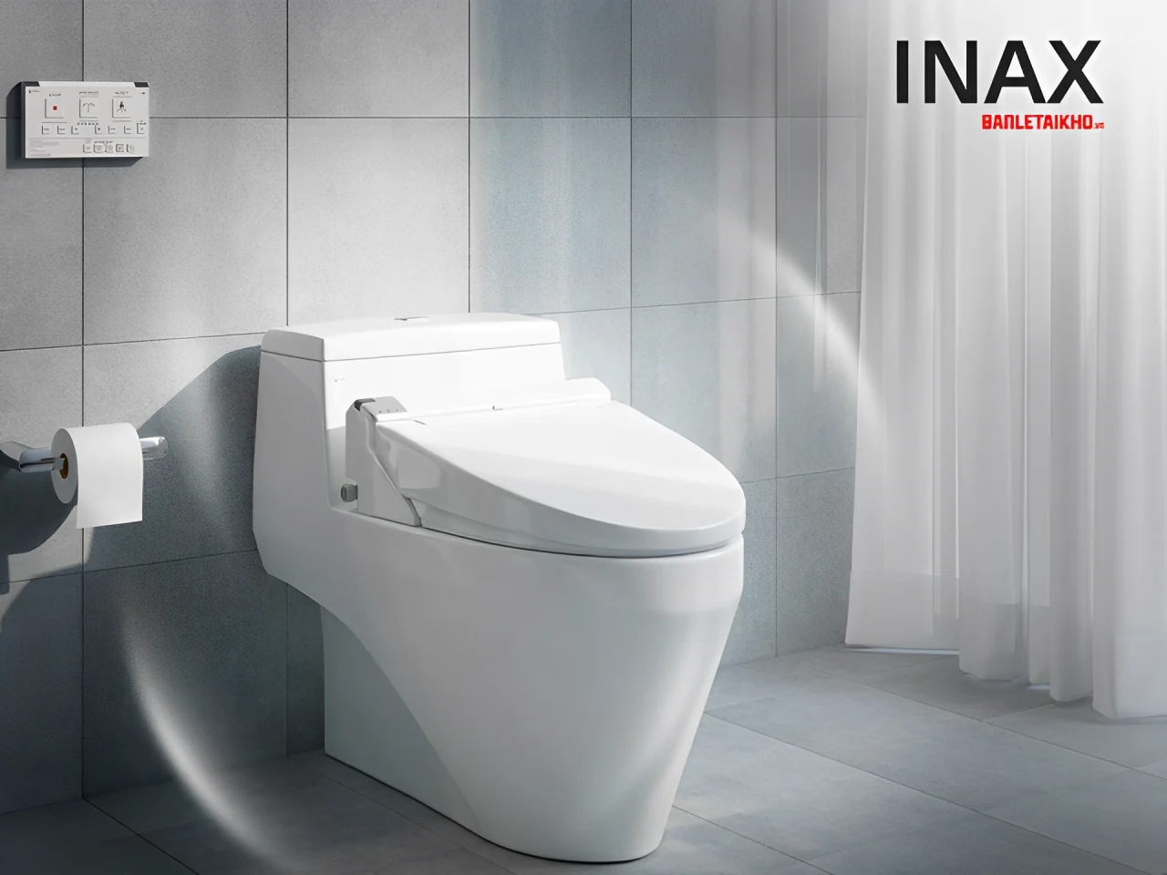Bệt vệ sinh AC-1035 kết hợp nắp thông minh CW-KA22AVN thân thiện người dùng