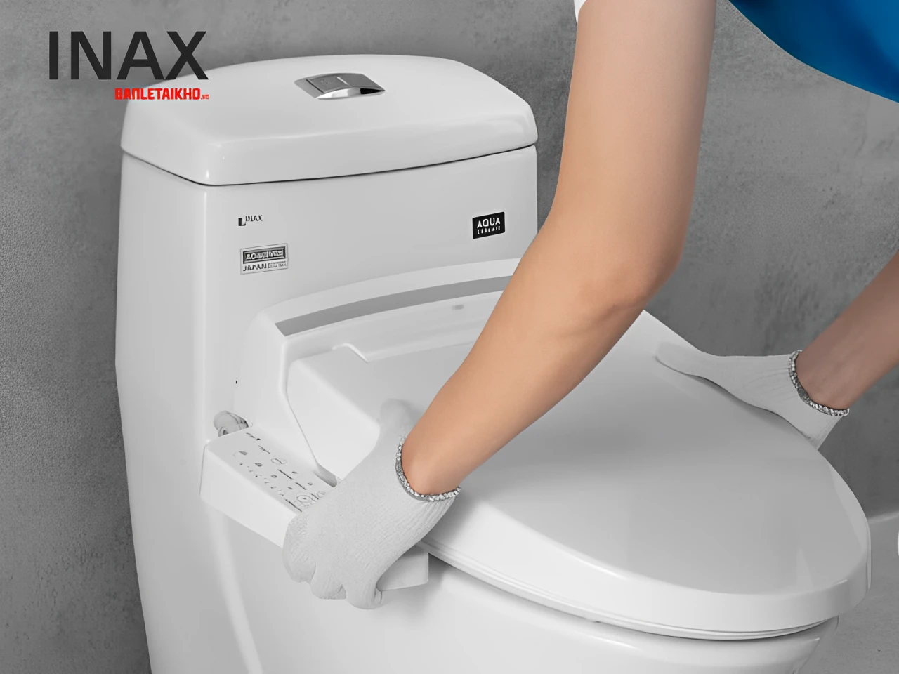 Bồn cầu INAX kết hợp nắp tiện nghi và dễ dàng lắp đặt