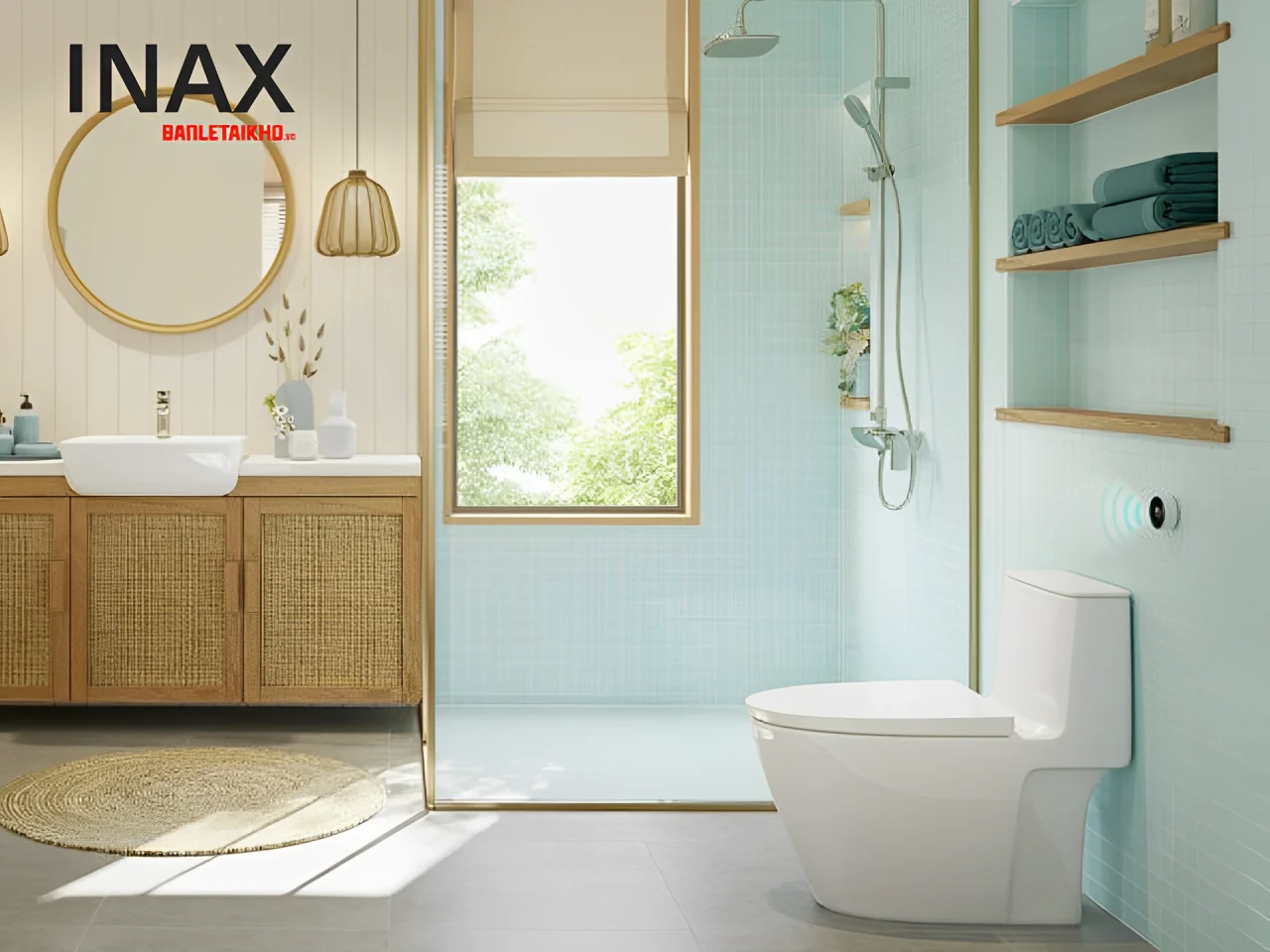 Bồn cầu thông minh INAX ACT-902VN xả không chạm tiện lợi và thanh lịch