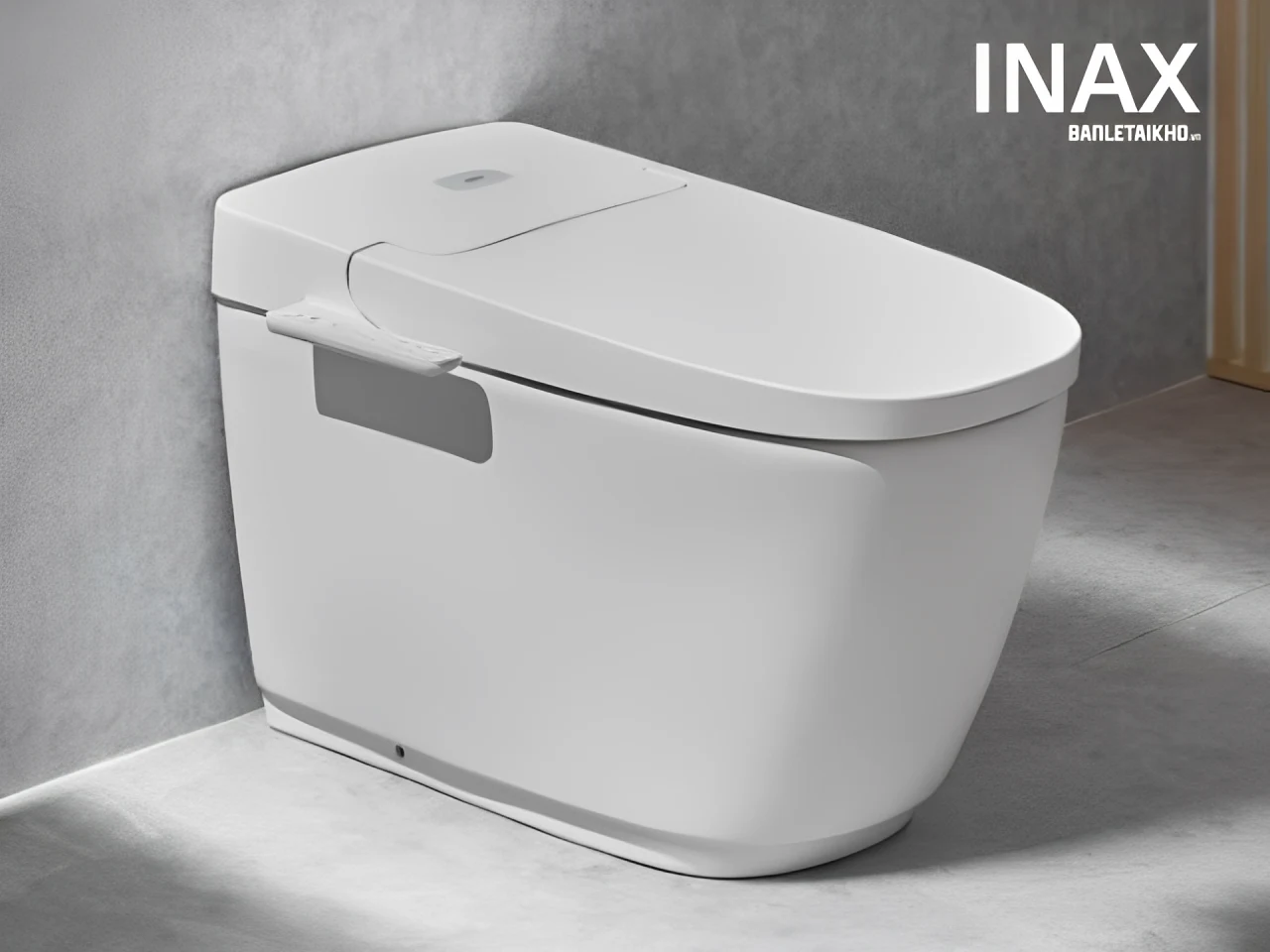 Bồn cầu thông minh INAX thiết kế nhỏ gọn, sang trọng, hiện đại