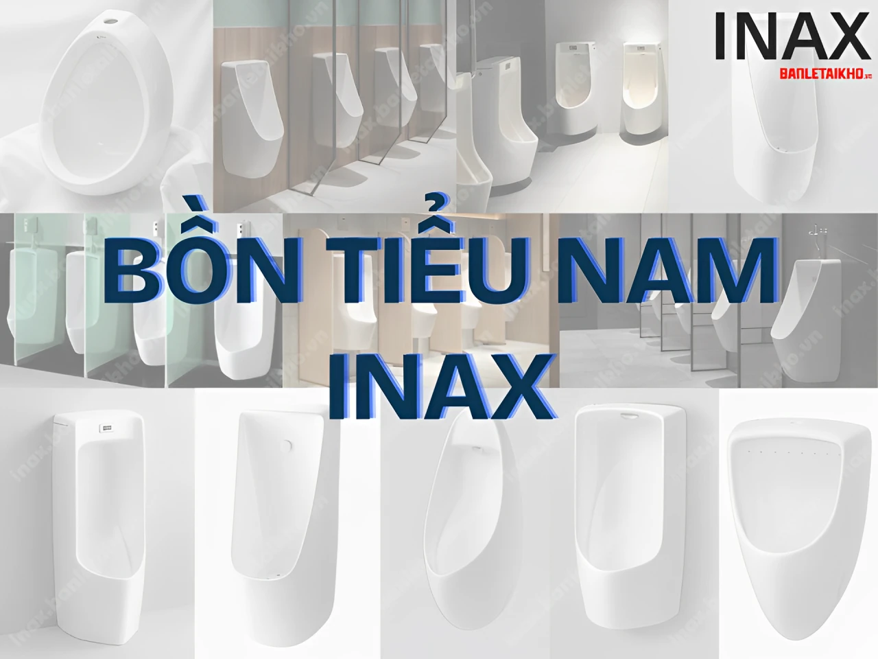 Bồn tiểu nam INAX là dòng sản phẩm vệ sinh chuyên dụng cho phái nam