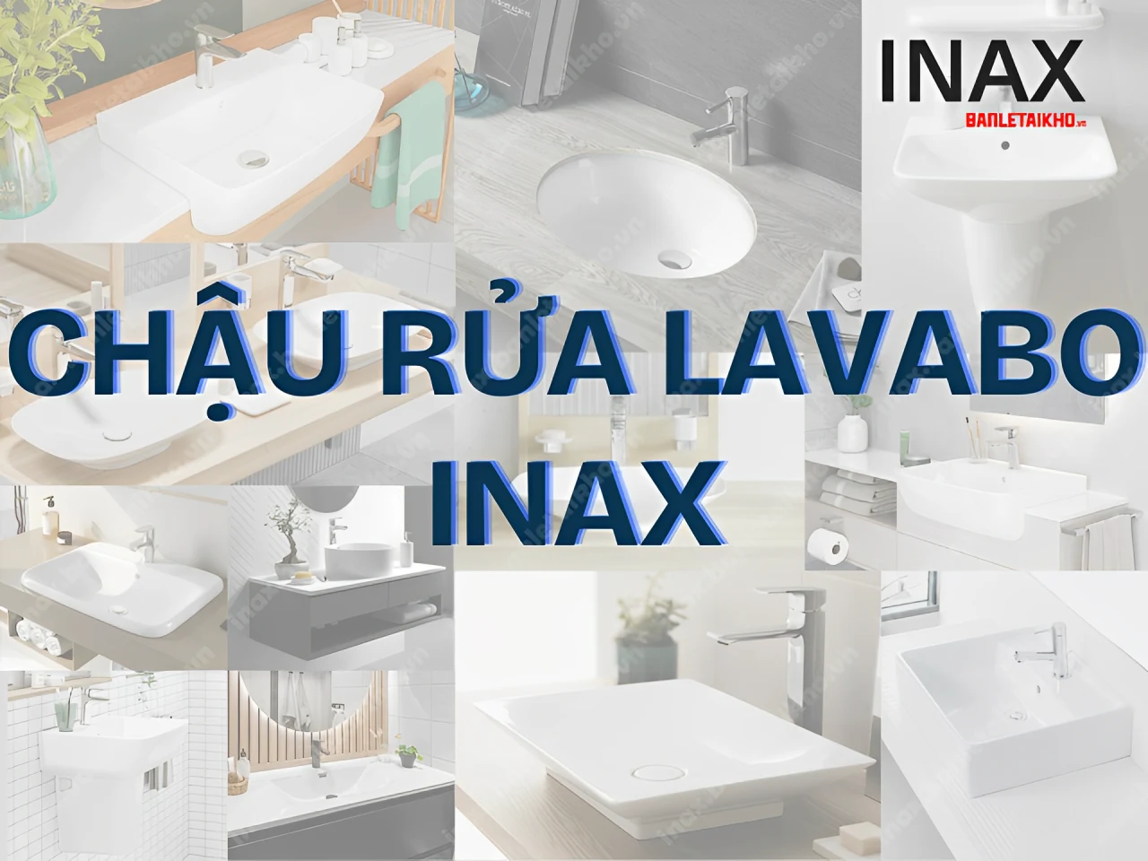 Chậu rửa lavabo INAX dùng để rửa mặt, rửa tay do thương hiệu INAX sản xuất