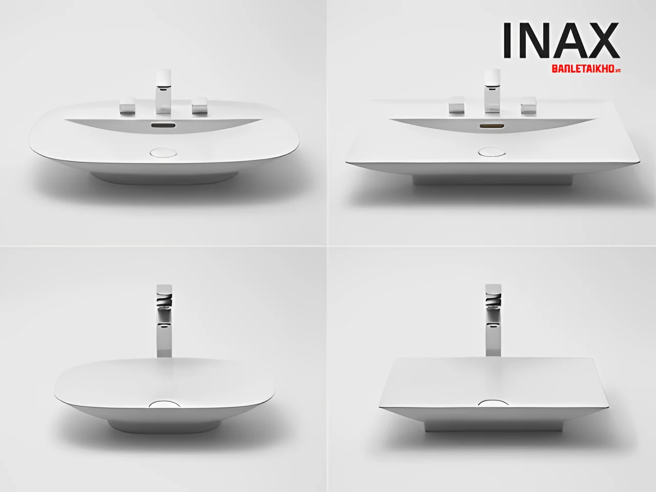 Lavabo INAX dòng CERAFINE có thiết kế mỏng nhẹ và tinh tế