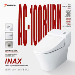 Bồn Cầu 1 Khối INAX AC 1008VRN hay còn gọi là bồn cầu inax xtreme