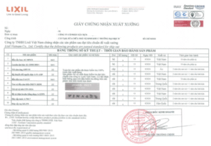 Cách phân biệt bồn cầu inax thật và giả trên thị trường cập nhật mới nhất hiện nay 26 Chứng nhận xuất xưởng INAX 2025