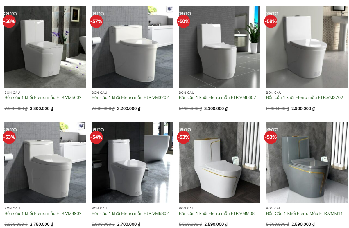 bồn cầu 1 khối eterra