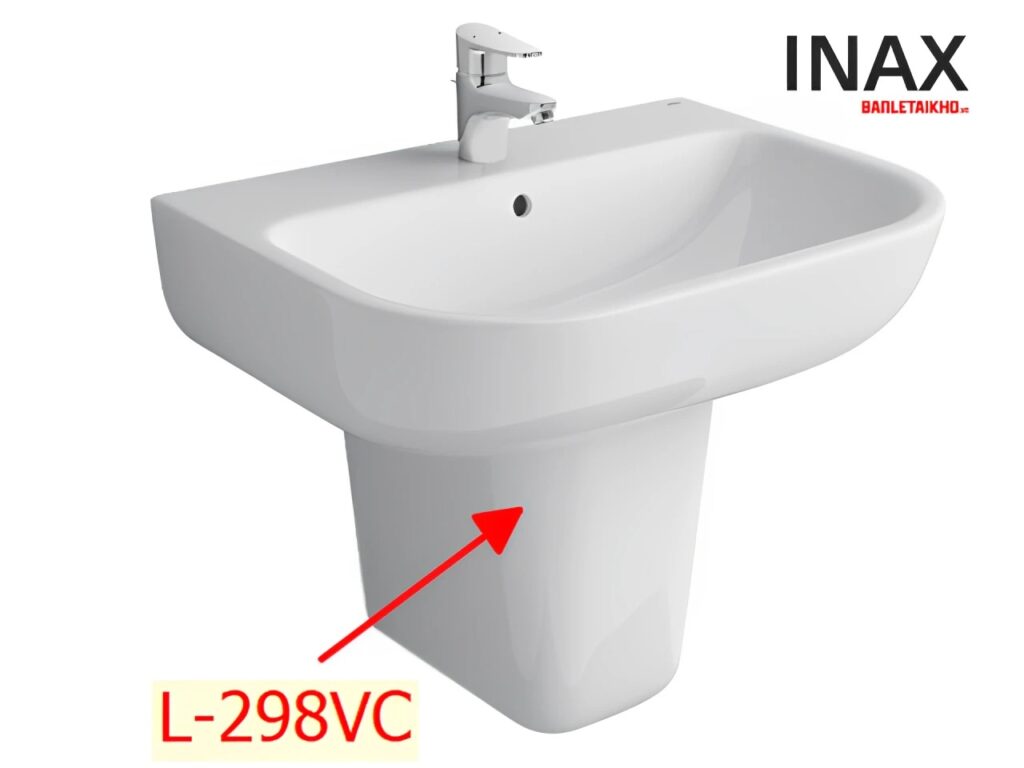 Chân Ngắn Lavabo INAX L-298VC Treo Tường