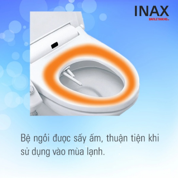 Hệ thống gia nhiệt trên nắp rửa INAX