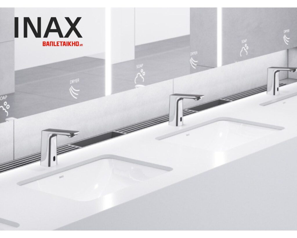 Lắp đặt vòi lavabo cảm ứng Inax giúp tăng sự thẩm mỹ