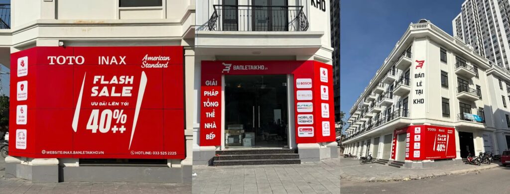INAX Bán Lẻ Tại Kho tự hào là đơn vị phân phối trực tiếp các sản phẩm Inax