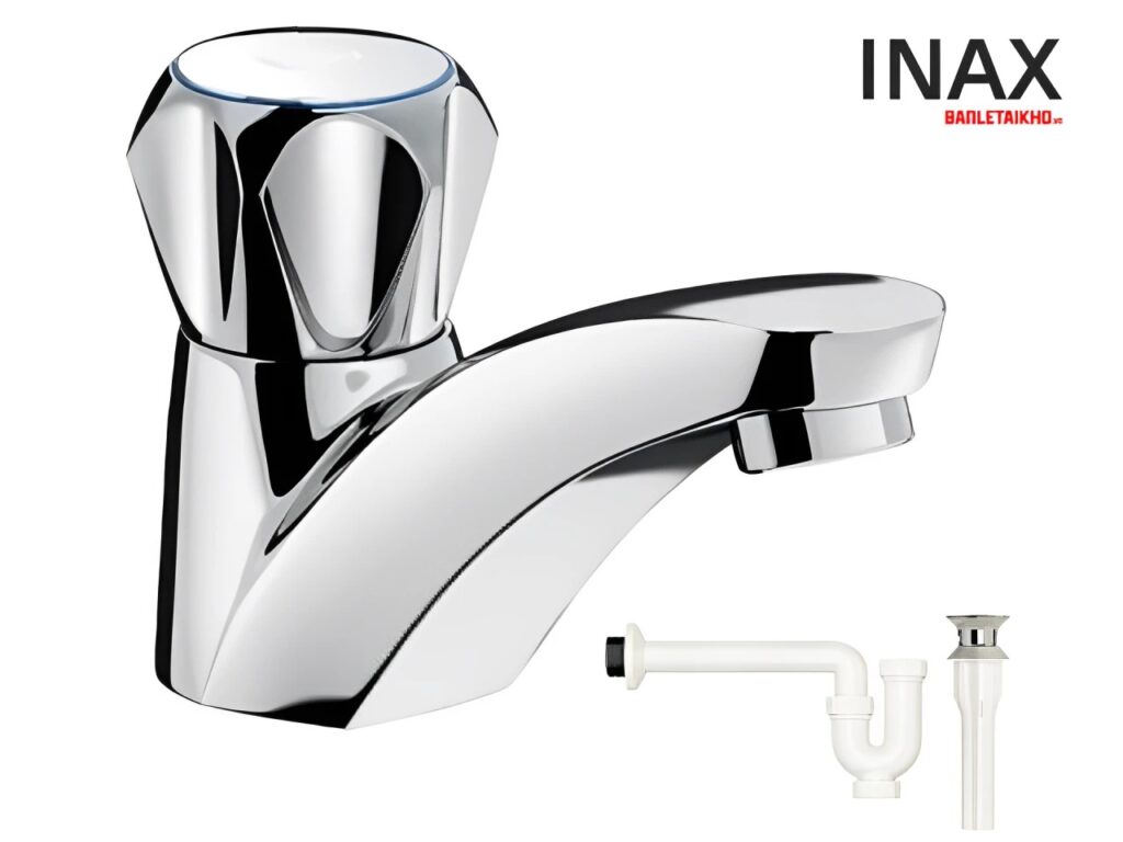 Vòi Lavabo INAX LFV-12AP Kèm Bộ Xả Nhựa A-325PS (LFV-12A + A-325PS) Nước Lạnh