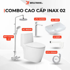combo tbvs inax có bồn cầu ac902