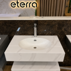 AC-989 kết hợp với Lavabo inax bàn đá 10