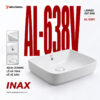 Chậu Rửa Lavabo Inax AL-638V (AL638V) Đặt Bàn AquaCeramic 11 al-638v-inax-banletaikho