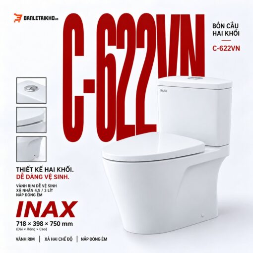 bon-cau-inax-2-khoi-c-622vn-inax-banletaikho